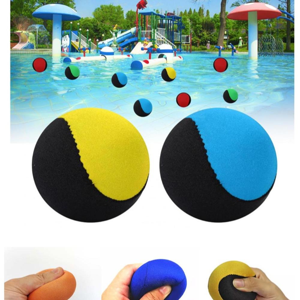 Water Bouncing Elastic Ball 5.5cm Water Jump Ball Squeezable Bouncing Vibrating Ball  Swimming Pool