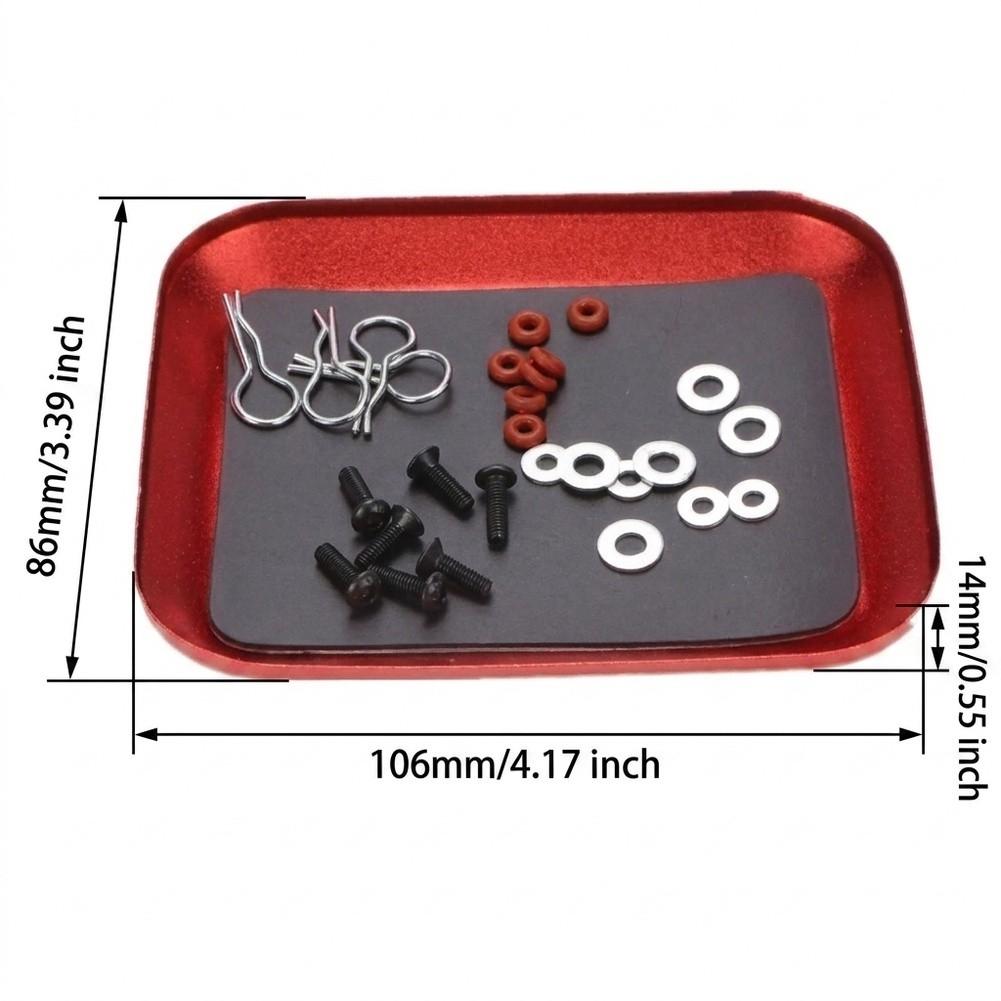 Screw Magnetic Tray Nuts Storage 106x86x14mm Collect Screws