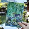 JIANWU Yunting of The Ten States Series Vintage Tree Pavilion Landscape Material Collage PET Sticker Creative Journal Stationery