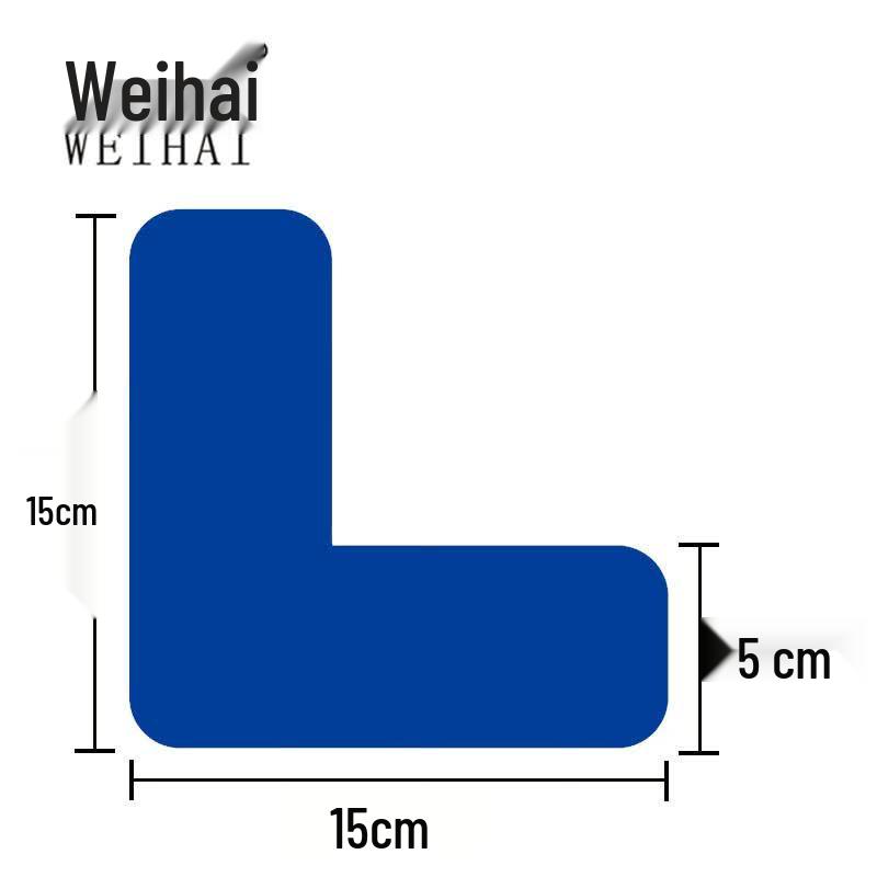 Weihai 5S/6S Floor Corner Marking Decals L-shaped 15x5cm