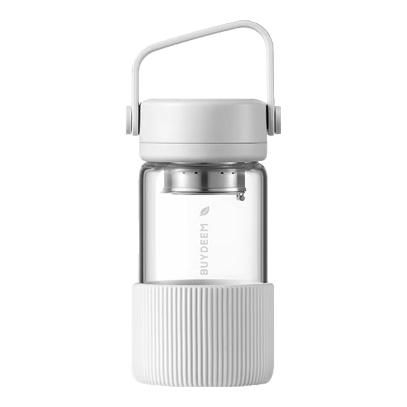 Buydeem Portable Tea Infuser Glass Water Bottle