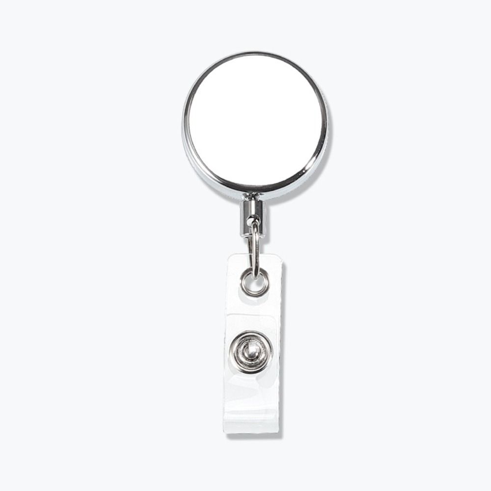 Anti-Lost Retractable Badge Reel Name Tag Easy To Pull Buckle ID Badge Holder Doctor Hospital