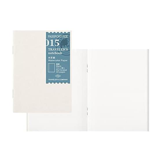 Travelers Company Traveler s Note Refill Watercolor Paper 2 Pack Passport Size 14406006