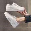 Women's Genuine Leather White Sneakers - Versatile, Lightweight, Comfortable Spring 2025 Sporty Platform Flats