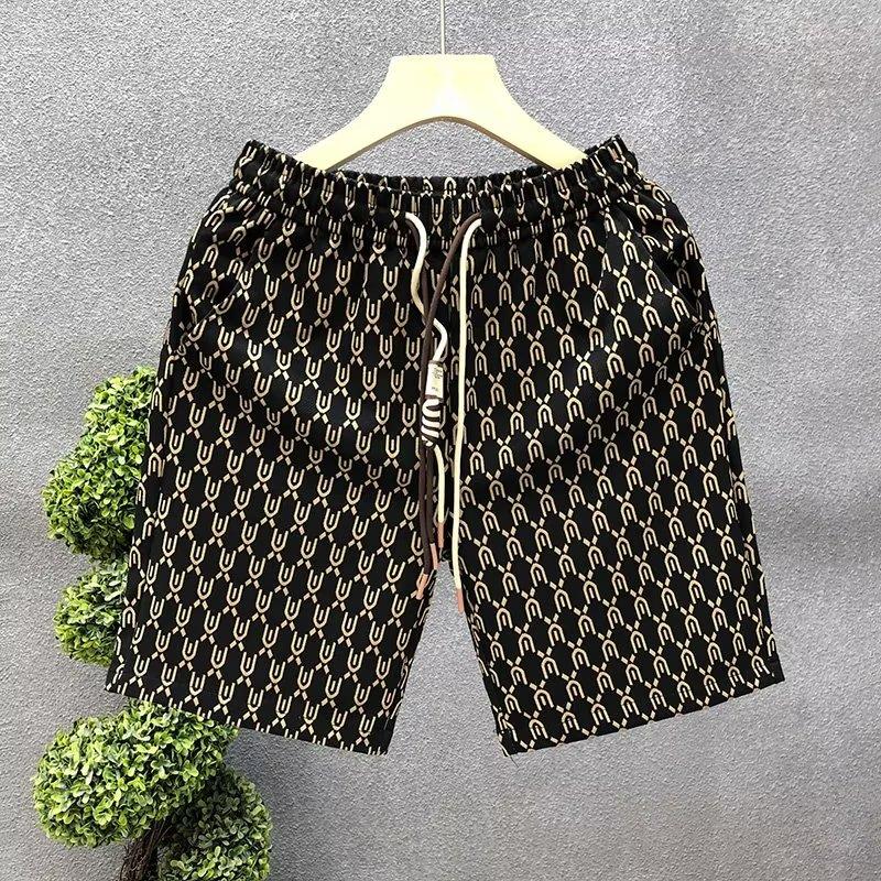 Men's Shorts Summer Gym Shorts Fashion Green Short Pants Street Men's Streetwear