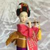 23cm (9 Inch) Japanese Geisha Doll, Asian Sculpture, Desk Ornament, Collectible Figurine, for Bar