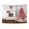 Customizable Christmas Backdrop Nordic-style Cross-border E-commerce Fireplace Tapestry Home Decor Photo Prop Hanging Cloth