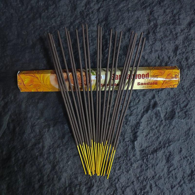 Y 6 Small Boxes/Pack Indian Incense Sticks Sandalwood  - Premium Lavender Jasmine Aromatic Scent for Home, Bathroom, Meditation