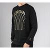 Jordan JMPMN Sweatshirts Men's Black Crew Neck Moderate Regular BQ5746-010