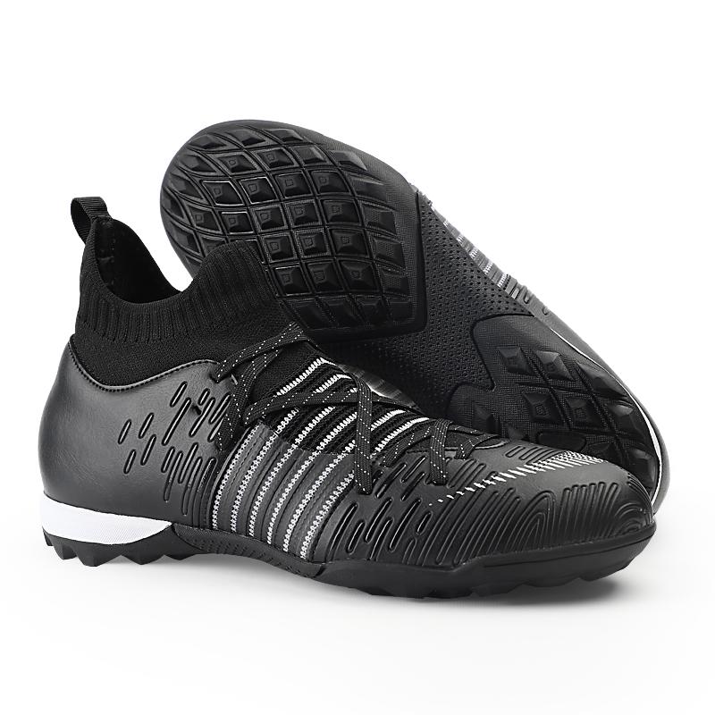 thumbnail image 2 of Cheap Men Football Boots Long Spikes High Ankle Soccer Shoes AG/TF Kids 2 of 9