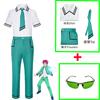 Anime The Disastrous Life of Saiki Kusuo No Sai-nan Cosplay Costume Teruhashi Kokomi Skirt Bowtie Wig Saiki Kusuo Uniform Glass