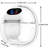 Wearable Wireless Hands Free Electric Breast Pump, New Upgraded Breast Massage Lactation Pump, BPA-Free Breastfeeding Milk Pump