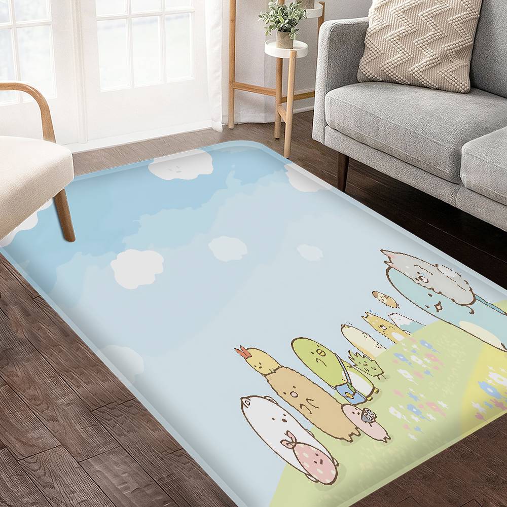 Japan S-Sumikkogurashi Cute Floor Mat INS Style Soft Bedroom Floor House Laundry Room Mat Anti-skid Household Carpets