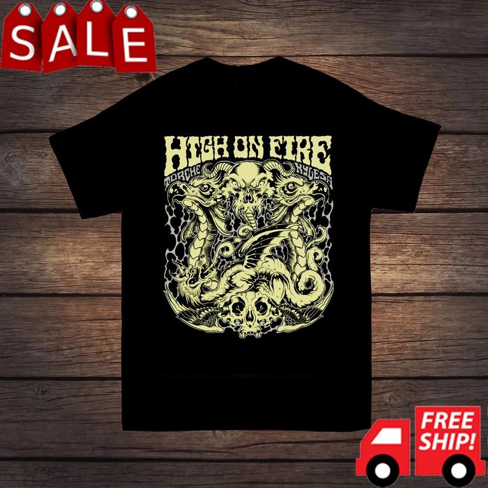 

Rare HIGH ON FIRE San Francisco Men T Shirt Xmas Gift All Size S to 5XL AD811 Unisex T-Shirt XL