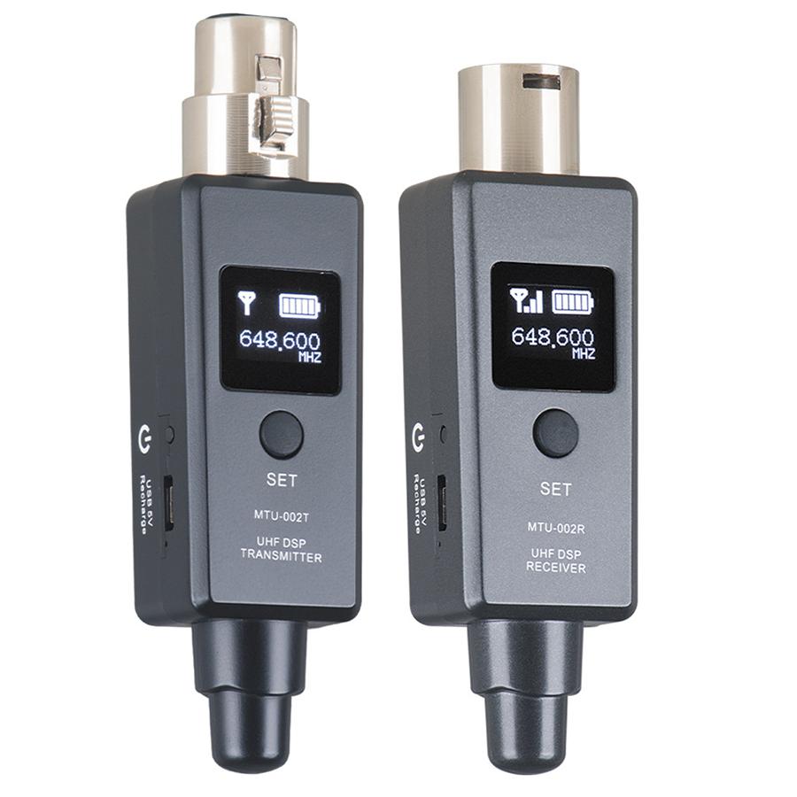

Wireless Microphone Transmitter and Receiver System for Dynamic Microphone