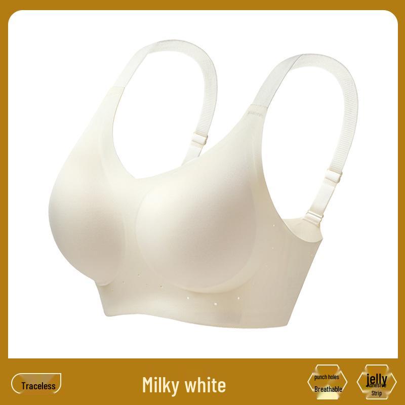 Soft Support Seamless Anti-Slip Wire-Free Bra for Women with Large Bust - Minimizes Appearance, High Elasticity, Lightweight, Breathable.