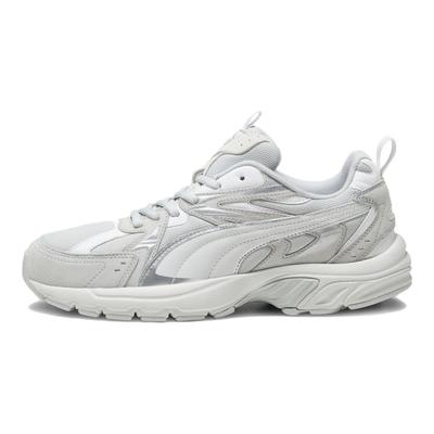 Milenio Wygodne Stylowe Amortyzujące Lekkie Buty do Biegania z Niską Cholewką Buty do Biegania Unisex Białe 393489-02
