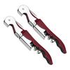 2/4Pcs Professional Waiters Corkscrew Stainless Steel Wine Key with Ergonomic Wood Grip Beer Bottle Opener and Foil Cutter