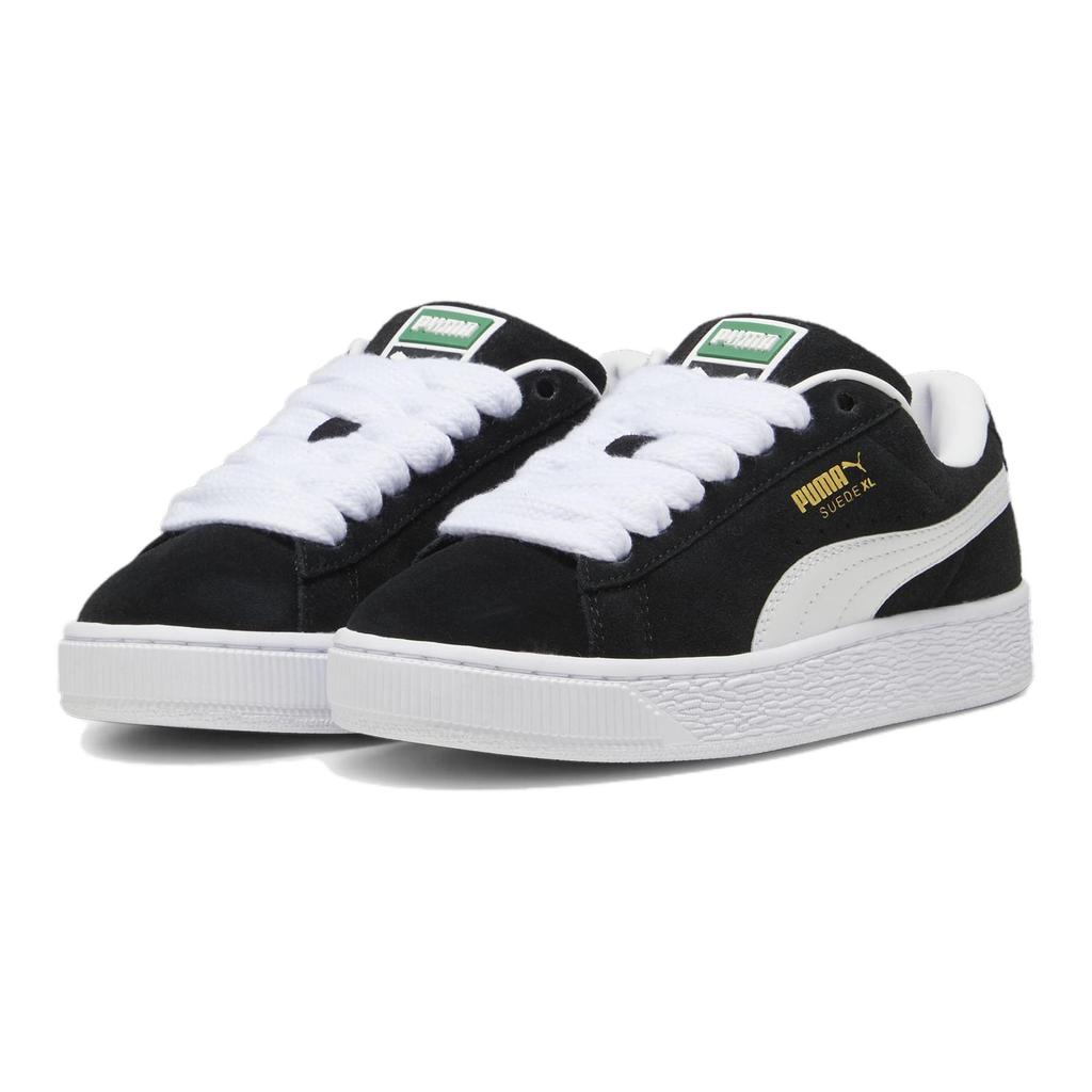 Puma Suede XL Big Kid Black White Kids Sneakers 396577-02