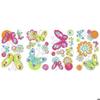 Repositionable Stickers with Butterflies and Spring Motifs