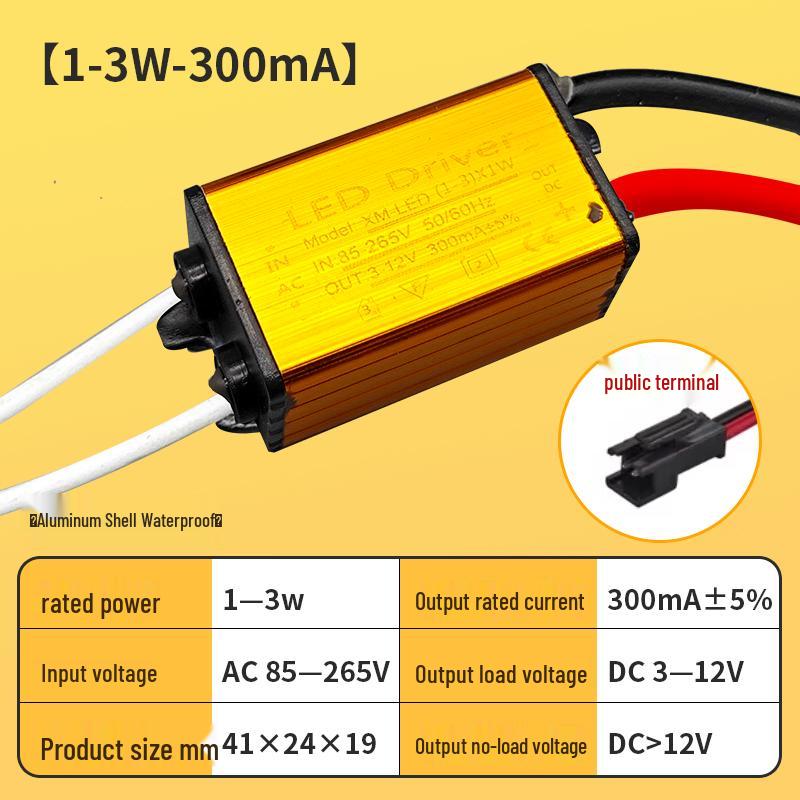 LED Integrated Waterproof Power Supply and Rectifier Controller for Kitchen, Bathroom, and Toilet Lighting