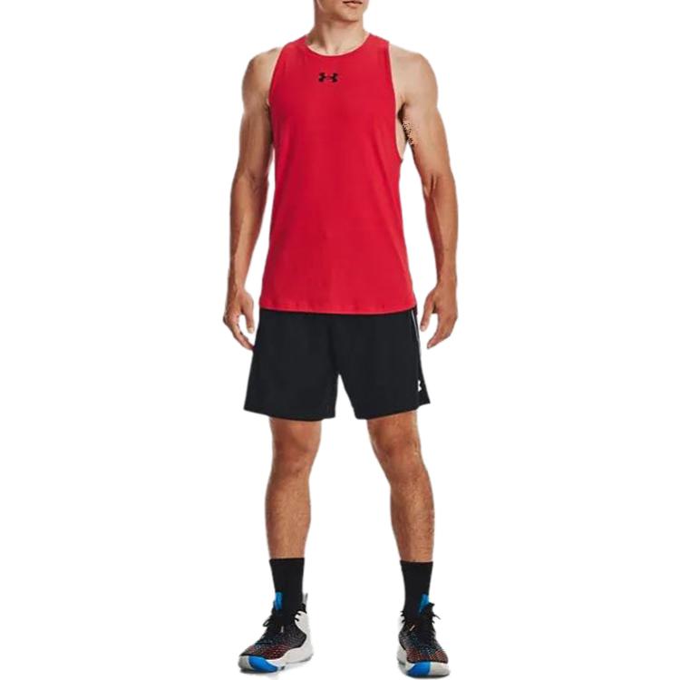 Under Armour Solid High-Waisted Straight-Leg Shorts Men shorts Black 1372891-001