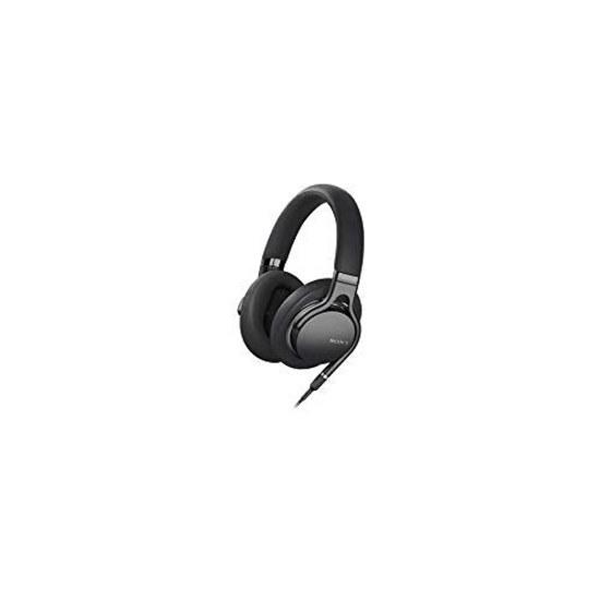 Sony Headphones MDR-1AM2 B High-Resolution Closed-back Foldable Detachable Cable Balanced Connection Includes 4.4 Remote Microphone Included 2018 360