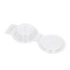 100Pcs Round shape design Clamshell Container 100 pieces per set Round Mold  DIY candle crafting