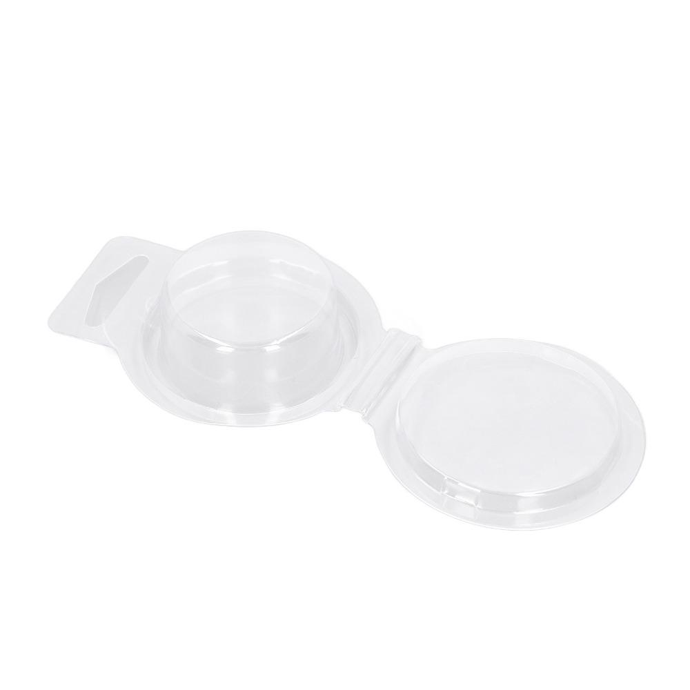 100Pcs Round shape design Clamshell Container 100 pieces per set Round Mold DIY candle crafting