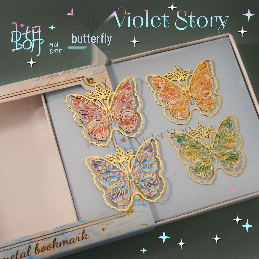 Vintage Butterfly Metal Bookmark: Creative and Elegant Back-to-School Souvenir