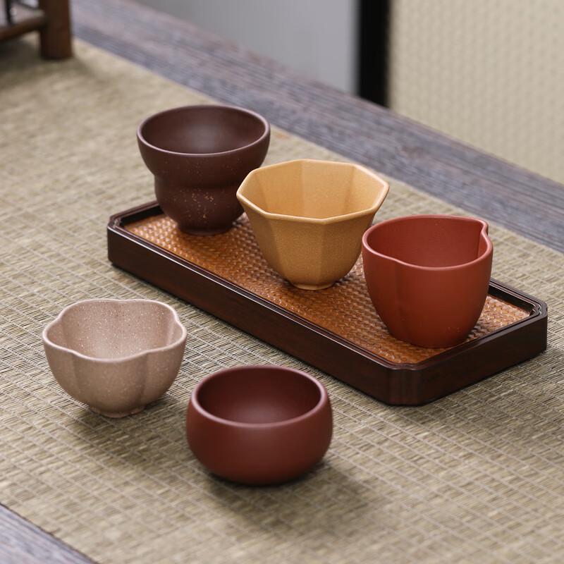 Handmade Zisha Purple Clay Master Teacup Gift Set
