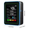 5-in-1 Air Quality Monitor Carbon Dioxide Detector Formaldehyde Detection HCHO/TVOC/Temperature/Humidity /CO2 Sensor Meter