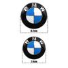 BMW M Car Logo Emblem 1/2pcs 82mm 74mm Compatible with E46 E36 E34 F10 E90 F30 E60 F30 E53 E30 E92 for Front Hood And Rear Trunk fsdf08