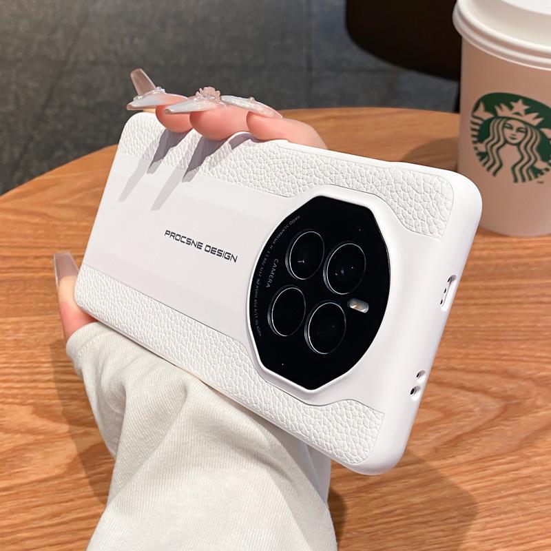 Huawei Mate70 Pro & Honor Magic6 Pro Leather Phone Case - Porsche Design, Compatible with Second Change 40Rs