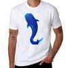 T-shirt Squalo Balena Acquerello T-shirt Per Unisex Cotone Divertenti T-shirt Per Unisex Cotone Morbida T-shirt