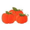Pumpkin Plush Toy Simulation Vibrant Color Soft Pumpkins Fabric Ornament for Halloween Party Supplie