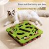 Pet Cat Puzzle Maze Holes Toys Felt Box with Bell Ball Kitten Playing Toys Interactive Funny Combination Set for Cat Supplies