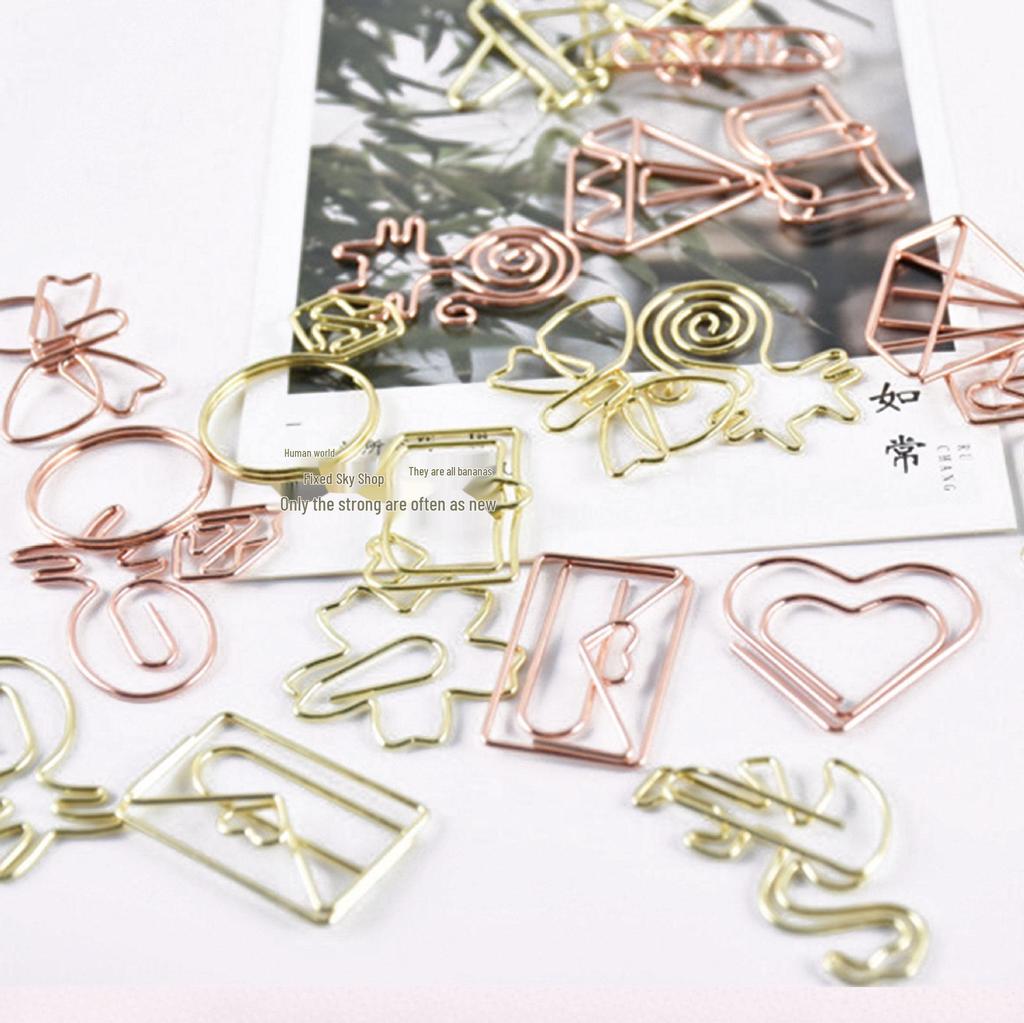 Colorful Cartoon-Shaped Paper Clips | Creative Metal Binder Clips