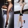 Oily Shiny Pantyhose Sexy Lingerie Crotchless Stockings Female