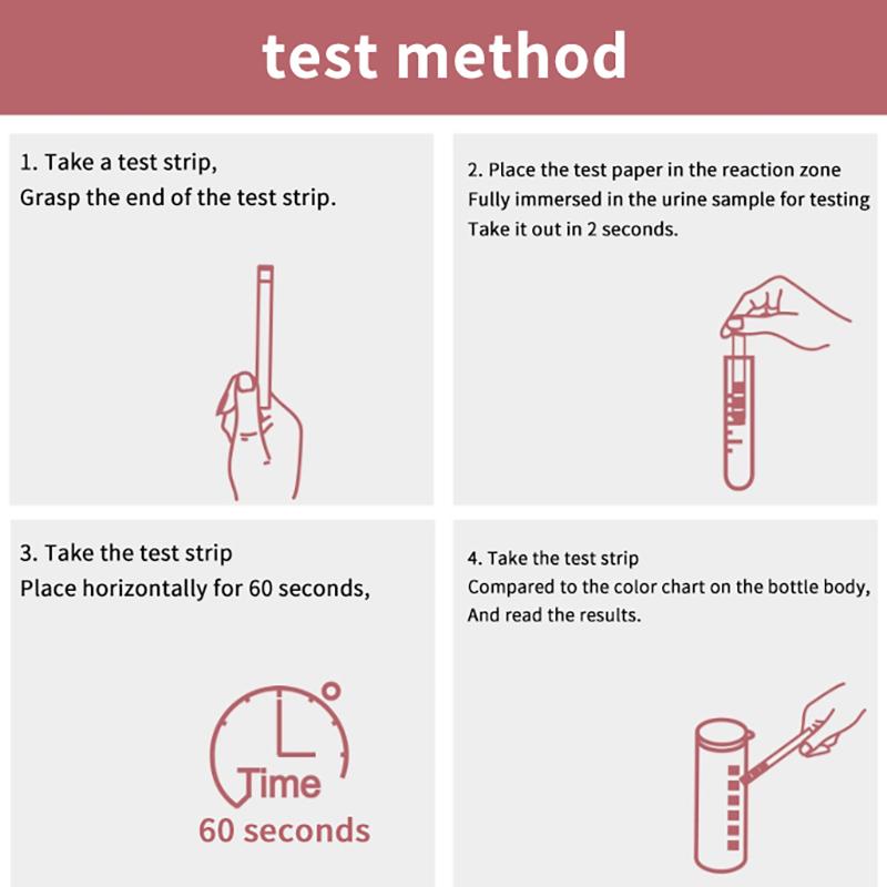 25Pcs/Bottle Test Urine Protein Test Strips Kidney Urinary Tract Infection Check Test Strips