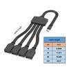 USB C To 4 USB2.0 Splitter Cable For Charging And Data Transfer Compatibles Laptops Tablets And Gaming Consoles