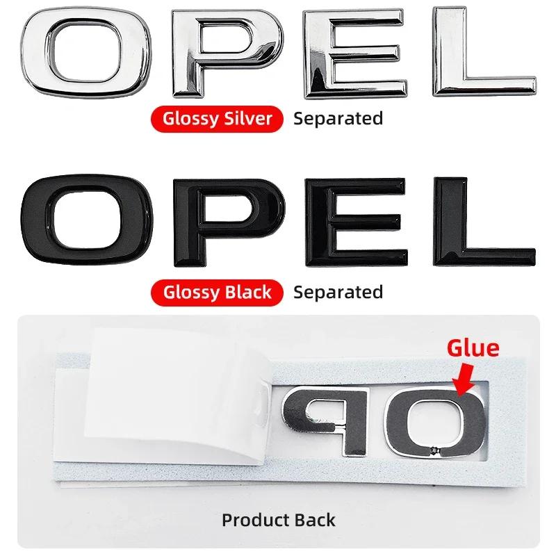 Lettere 3D ABS Emblema Distintivo Posteriore per Bagagliaio Auto Accessori Per Opel Insignia Astra J F Antara Meriva Zafira H G Corsa Vectra OPC