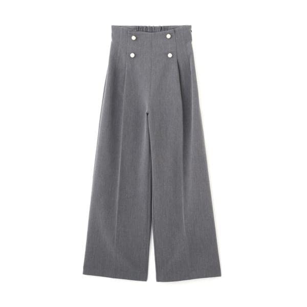 Jill by Jill Stuart Pearl Button Wide Pants