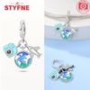Copperluminous Beads Rabbit Astronaut Spaceship Charms Fitoriginal Bracelets Diy Fine Jewelry Gift For Women
