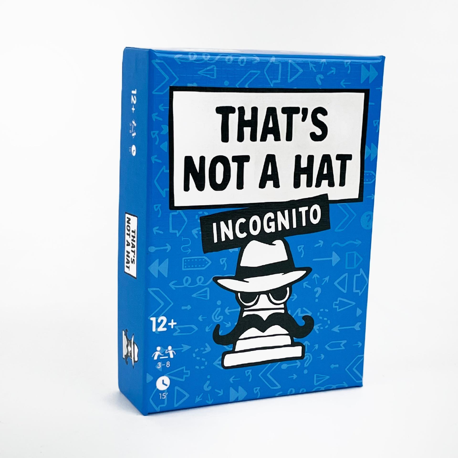 110Pcs Cards Unique That’s Not a Hat Happy Party Game Set,Top Board Game with Basic Extended Card Game, Game for 3-8 Players