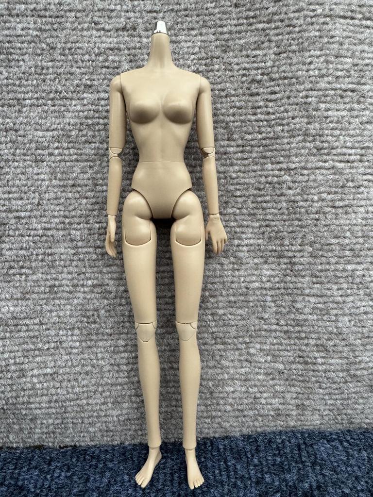 NEW Original QGJR Doll Body High Quality Super White Pink White Beige 27CM 1/6 Replacement Body For FR/IT Doll Heads