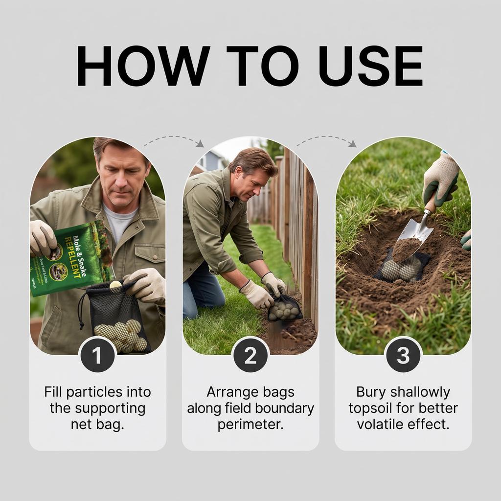 Mole and Snake Scent Stakes 10-Pack for Outdoor Yard Use