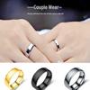 Titanium Steel Polished Couple Rings - European & American Men's Styles