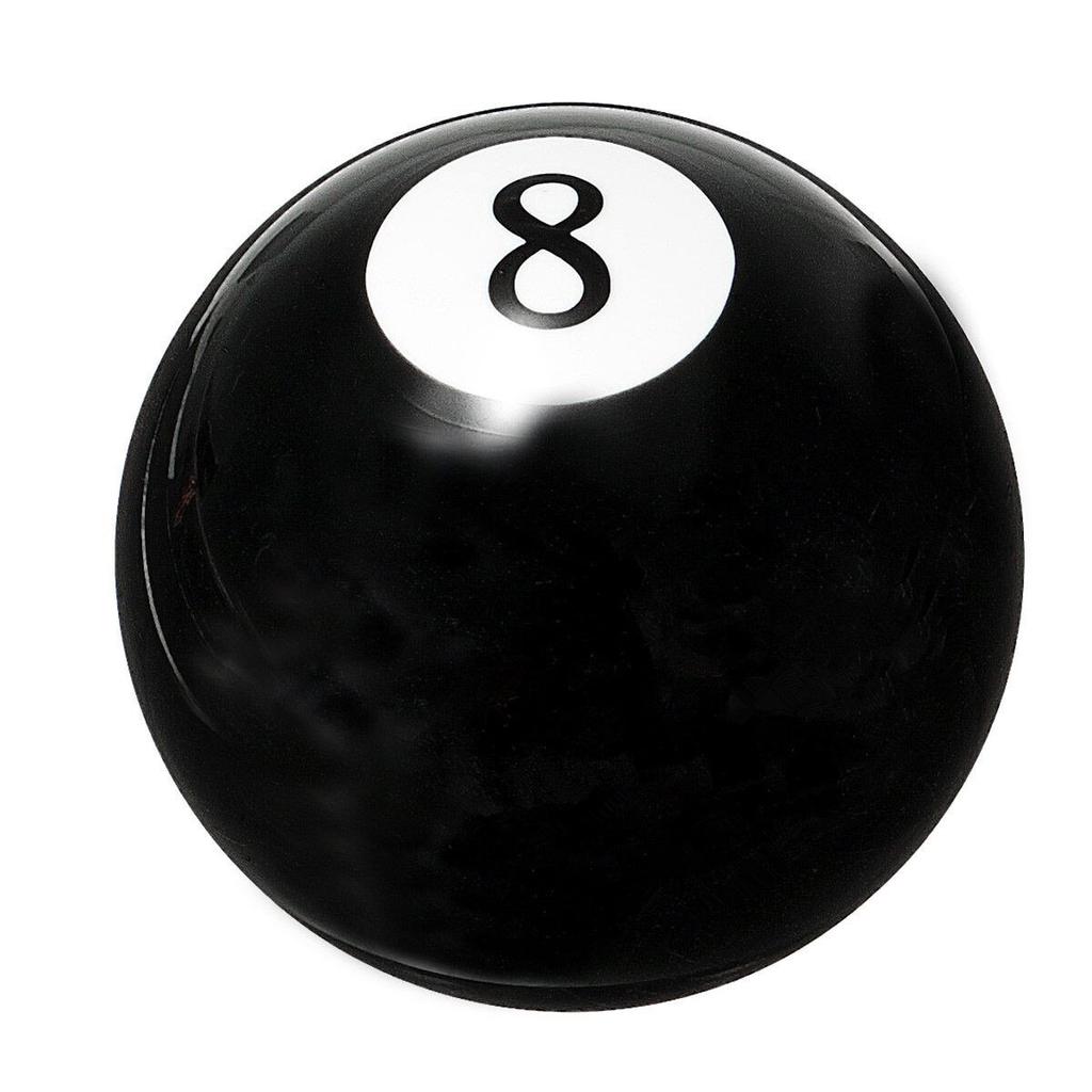 Car Gear Shift Resin Black Knob 8 Billiard Ball Shape Universal Manual Lever Stick Shifter Durable and Useful