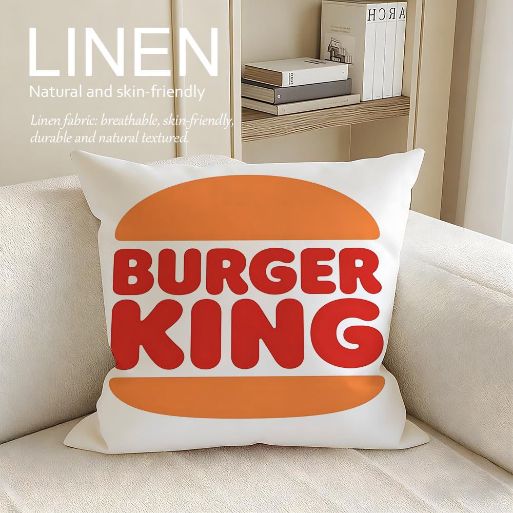 Marke Burger King Kissenbezug Kissenbezug Set Stk x x Atmungsaktiv Waschbar Sofakissenbezug